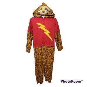 Briefly Stated Pajama Halloween Costume Sleepy Sloth Mens Medium 1 Piece Cosplay